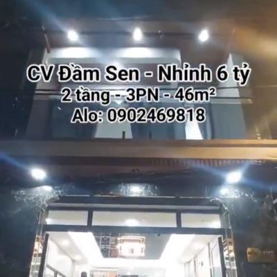 NHÀ ĐẸP GẦN ĐẦM SEN, QUẬN 11, NHỈNH 6 TỶ